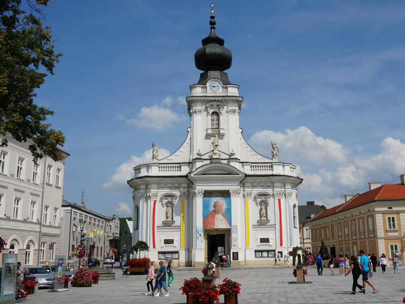 Wadowice - rodisko Jána Pavla II. - 80km